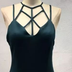 Charlotte Russe green cocktail dress Size 4